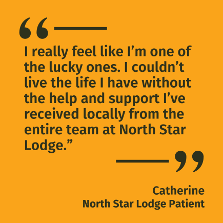 Your generosity keeps cancer care local for patients like Catherine